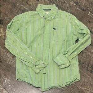 Abercrombie kids youth medium long sleeve button up